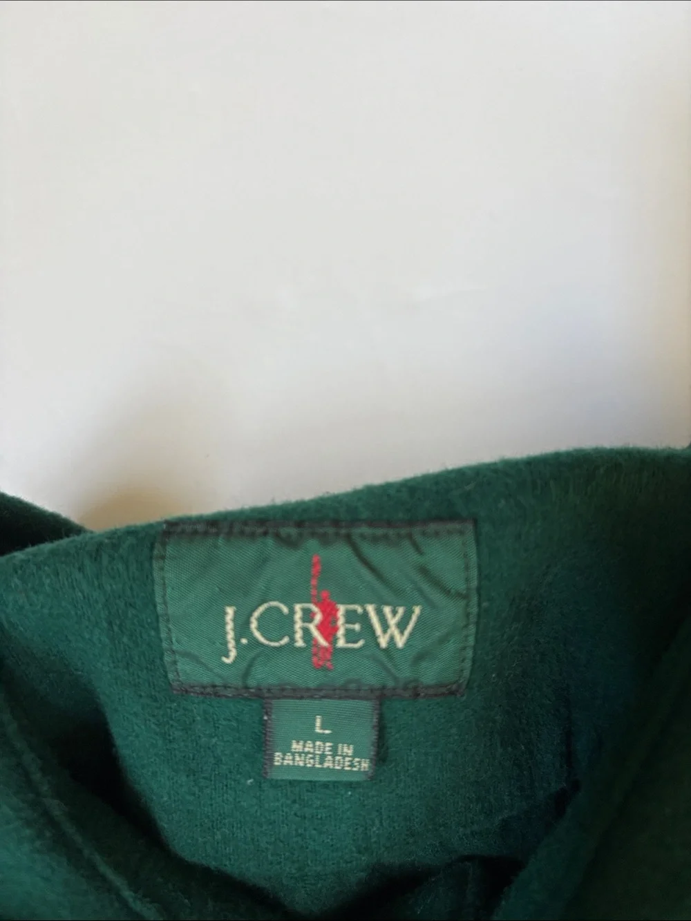 J Crew Heavyweight Chamois Flannel Work Green Button Shirt Soft Cotton Men Large